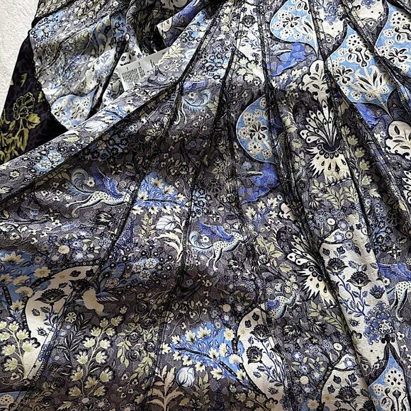 Etro Multicolor 100% Silk Midi Dress - Like New - Picture 8 of 8